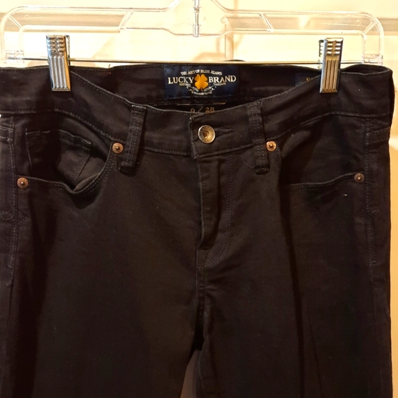 Lucky Brand Sophia Bootcut Black Cotton Pants size 6 - Picture 8 of 12